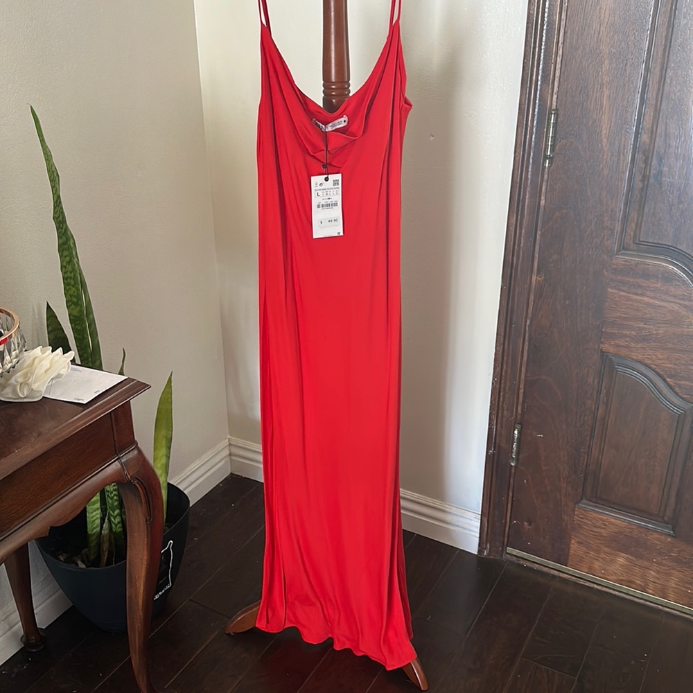 Satin Zara dress